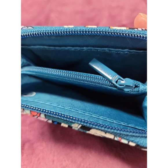 Vera Bradley Haymarket Paisley Jewel RFID petite zip around wallet. - Picture 3 of 3